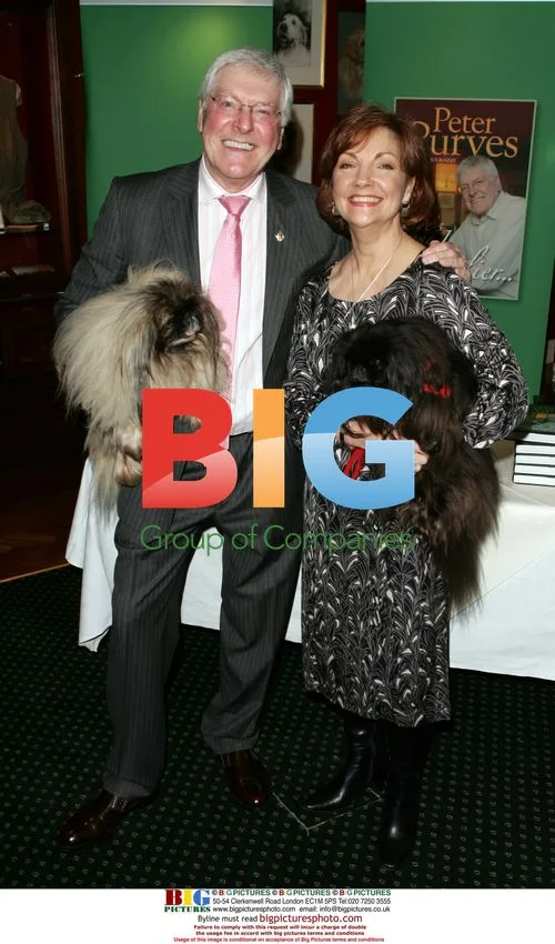 Peter Purves hosts book launch party