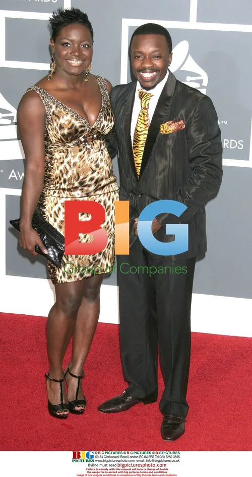 Anthony and Tarsha Hamilton at 51st Grammy Awards