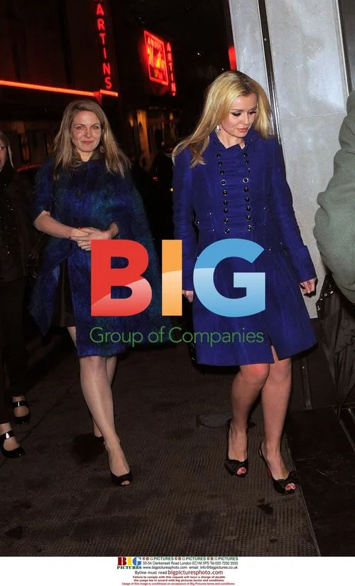 Catherine Jenkins leaves Ivy Club, London