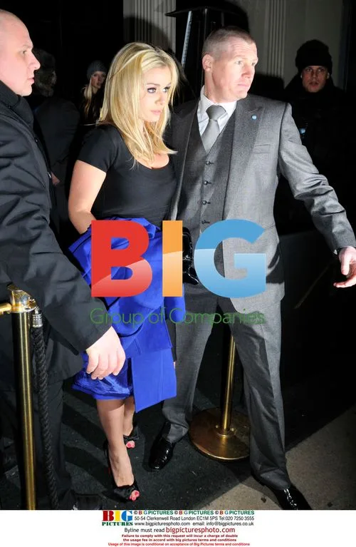 Catherine Jenkins Leaving Nightclub in London