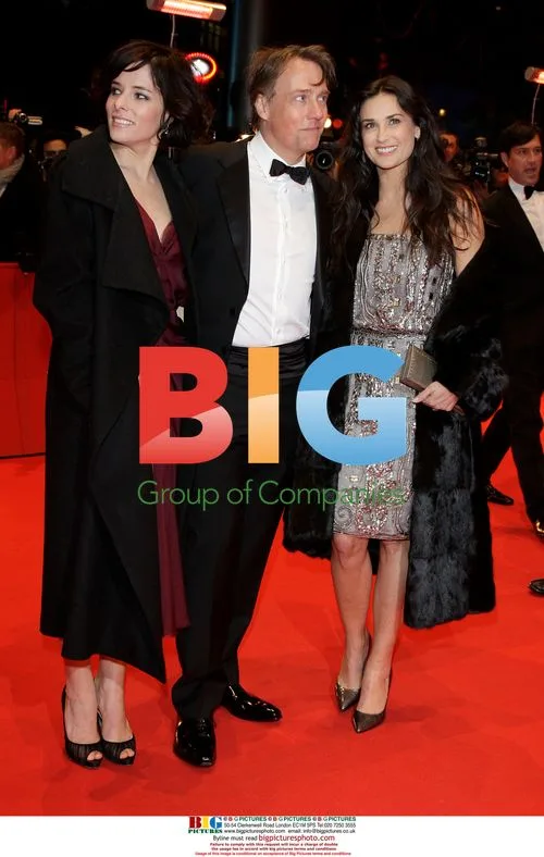Parker Posey, Mitchell Lichtenstein and Demi Moore at "Happy Tears" premiere
