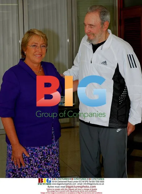 Fidel Castro Meets with Michelle Bachelet