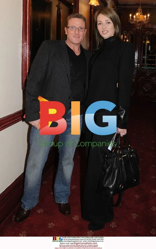 Paul Byrne and Siobhan Stevens at 'October' play opening