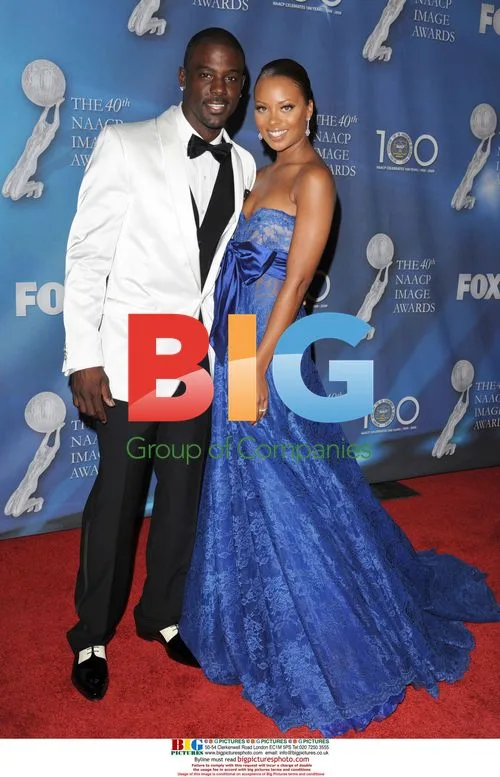 Eva Marcille and Lance Gross at NAACP Awards