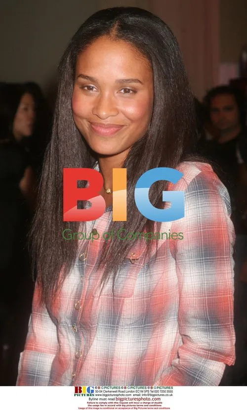 Model Joy Bryant at Charlotte Ronson fashion show