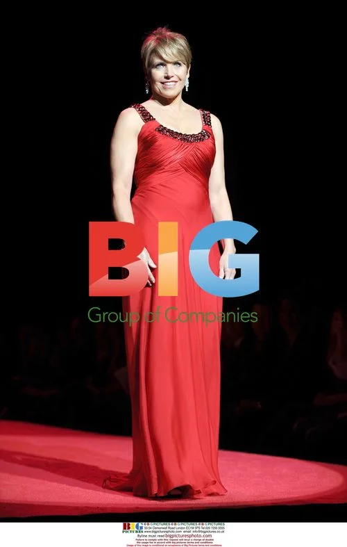 Katie Couric walks the runway