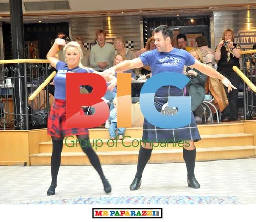 Kenny Logan and Ola Jordan at Mcbookie launch