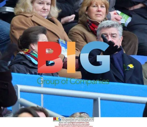 Princess Anne at Six Nations rugby match