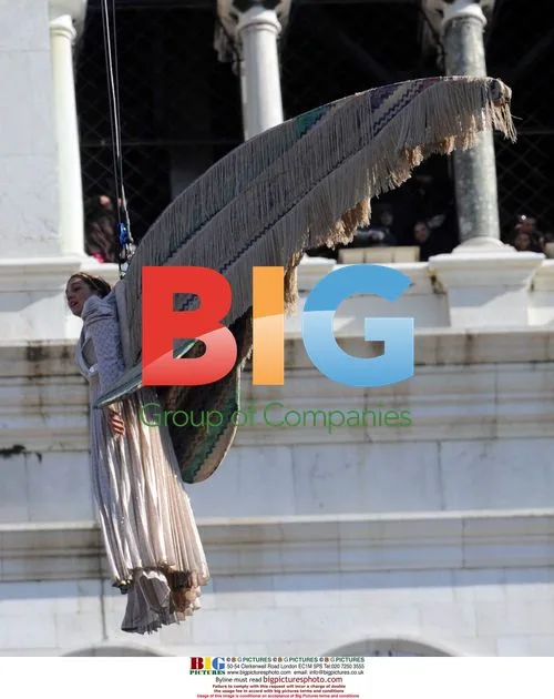 Margherita Missoni performs "Flight of the Angel" in Venice