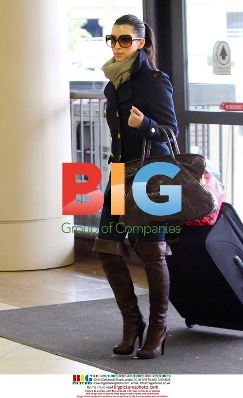 Kim Kardashian and Reggie Bush at LAX