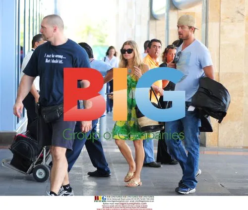 Fergie and Josh Depart Cancun Vacation