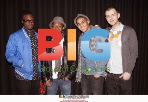 Kid British backstage at Manchester gig