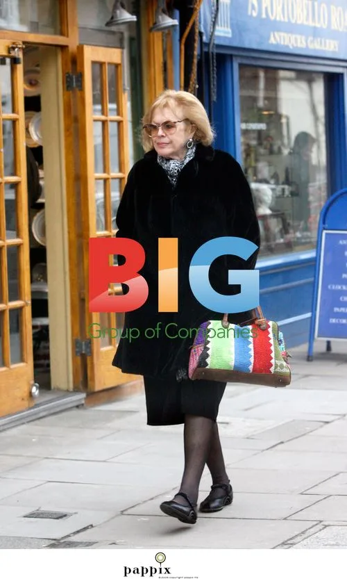 Lady Antonia Fraser at Portabello Market