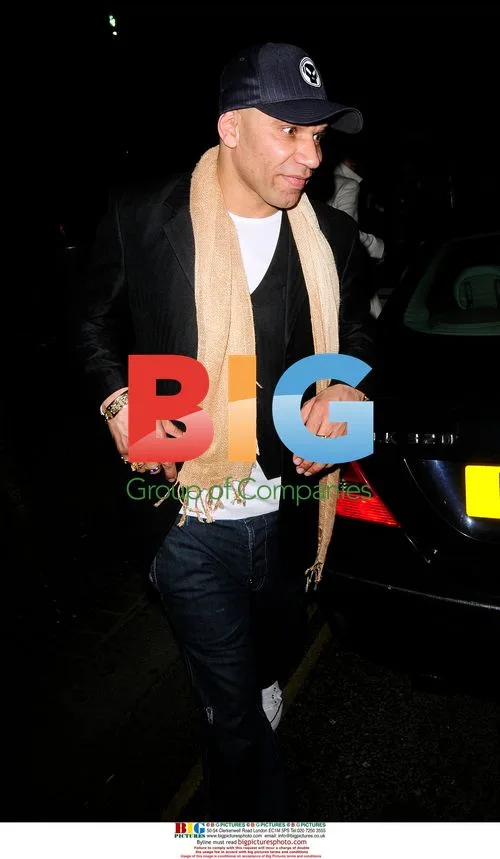 Goldie leaves Bungalow 8 in London