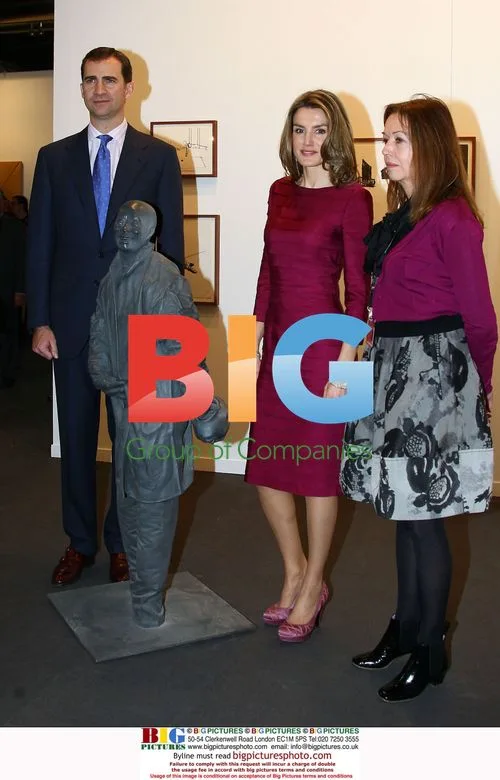 Princess Letizia Attends Art Fair