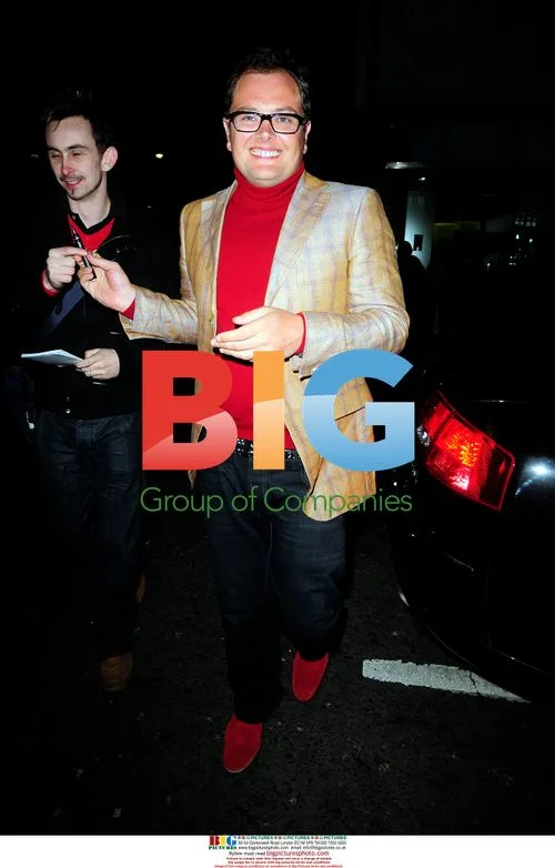 Alan Carr at Sony after-Brits party