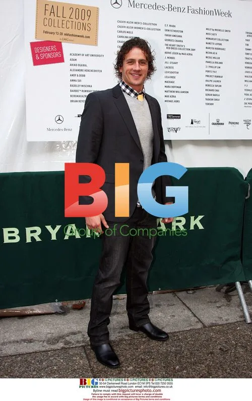 Ryan Lochte attends 2009 Fashion Week in NYC