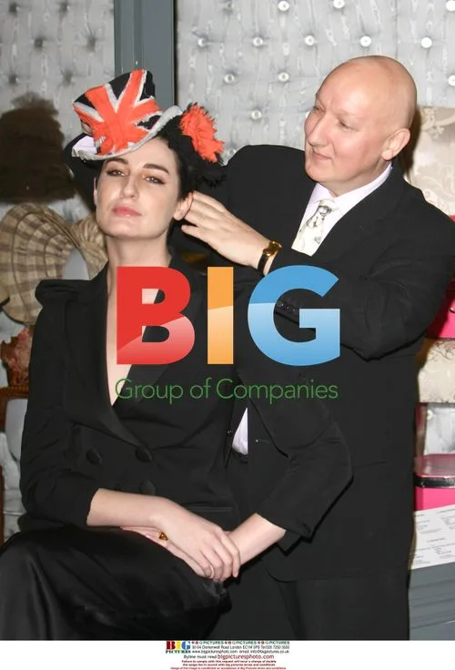 Stephen Jones and Erin O'Connor at V&A