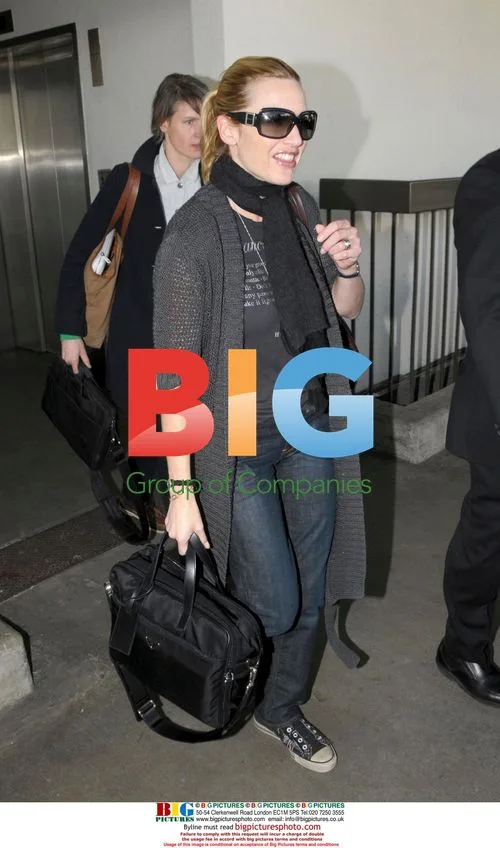 Kate Winslet Arrives at LAX