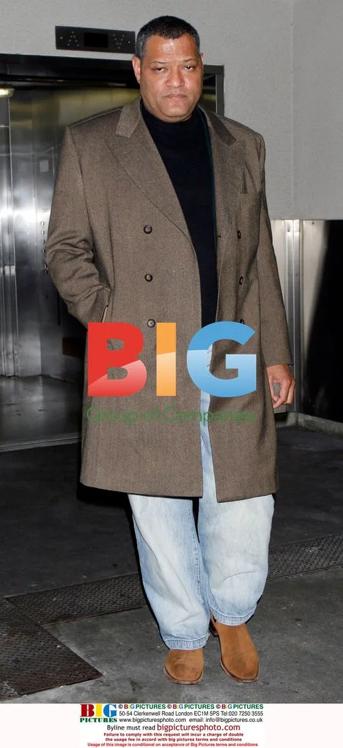 Laurence Fishburne arrives at LAX