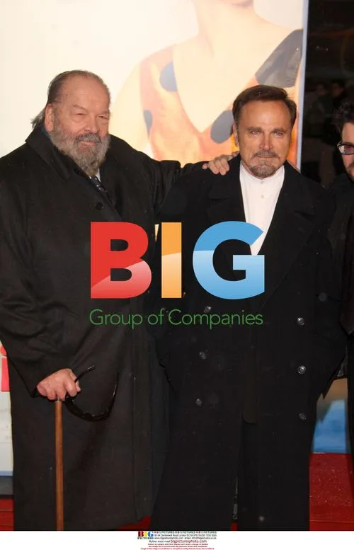 Bud Spencer & Franco Nero at "Mord ist mein Geschaeft, Liebling" Premiere
