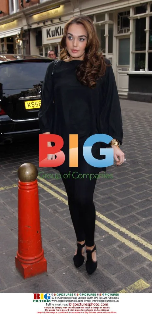 Tamara Ecclestone Walks in London
