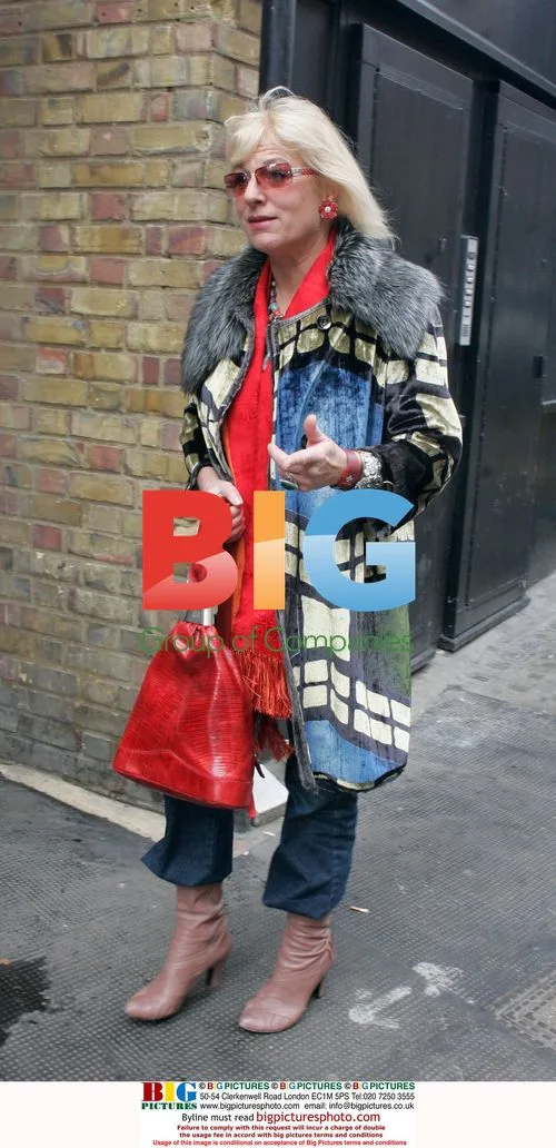 Carol Thatcher spotted outside London's Ivy club