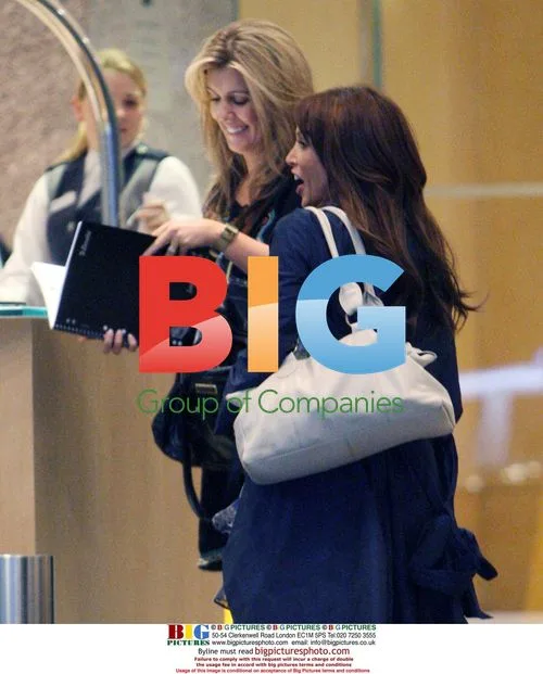 Dannii Minogue arrives at hotel after photo shoot