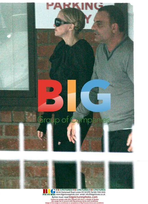 Madonna visits Christian Audigier's office