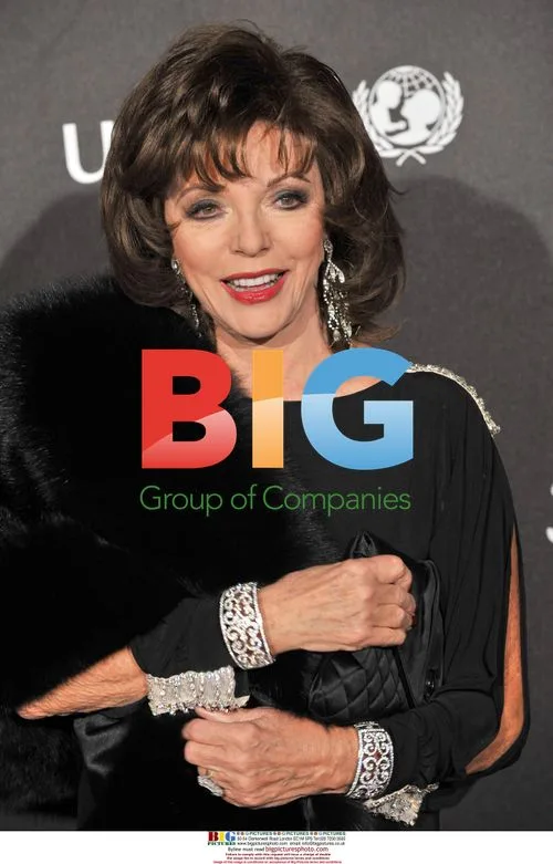 Joan Collins arrives at Montblanc event in LA