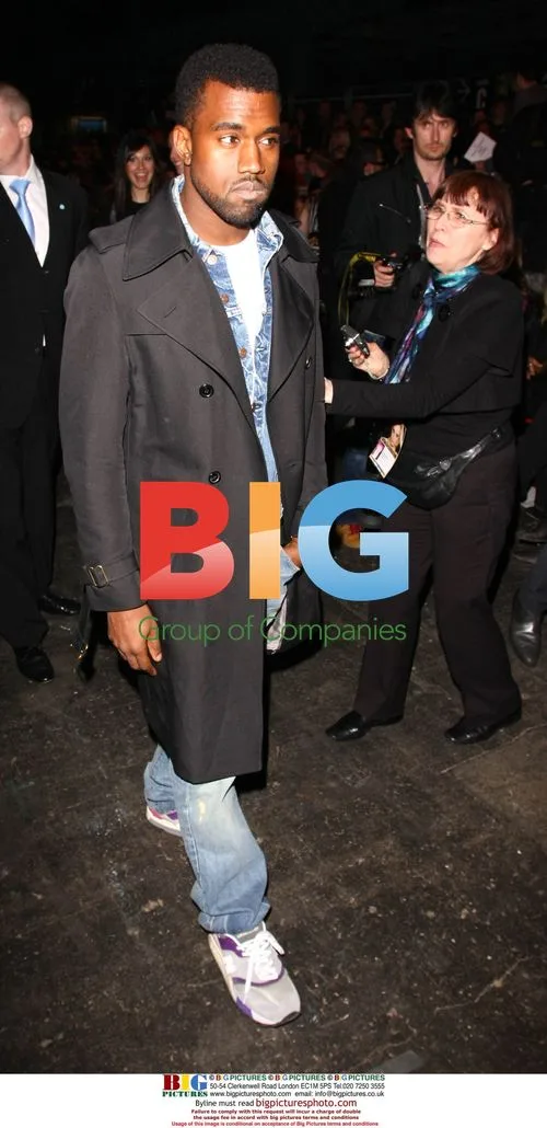 Kanye West at Vivienne Westwood London Fashion Week
