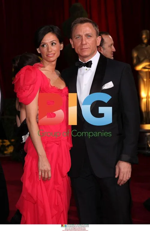 Daniel Craig and Satsuki Mitchell at Oscars