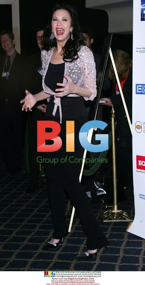 Lynda Carter Arrives At Broadway Benefit