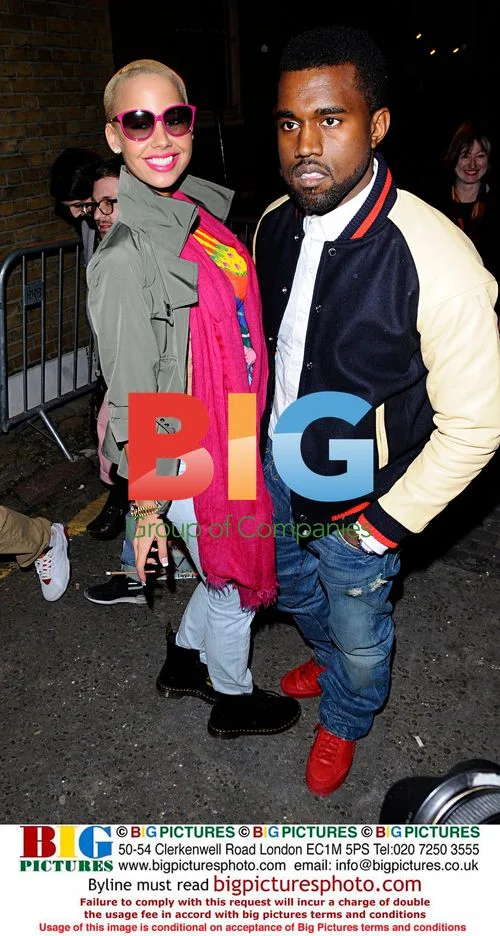 Kanye West at Giles for London Fashion Week