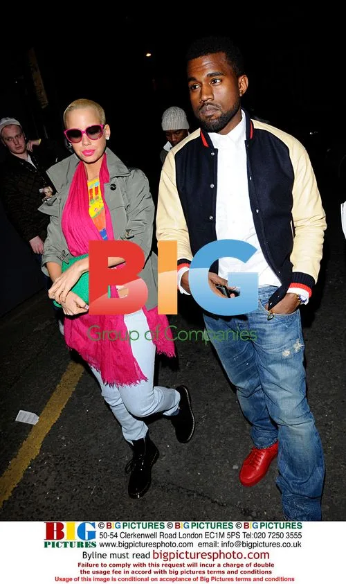 Kanye West at Giles at London Fashion Week