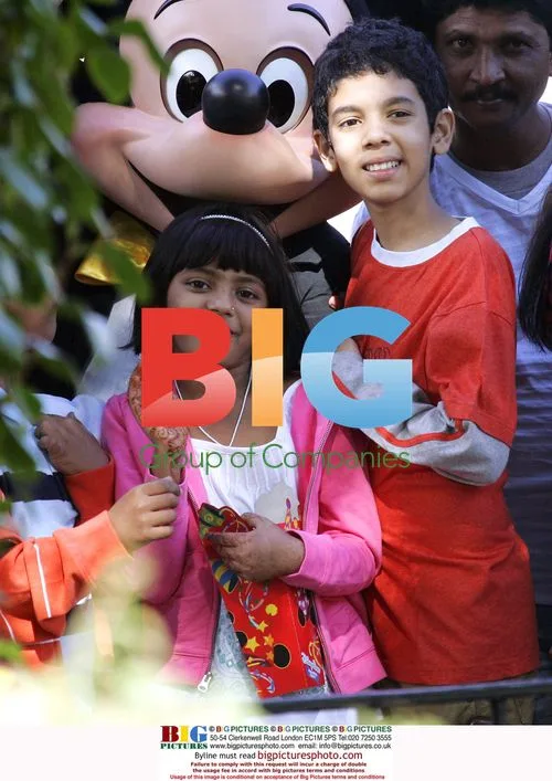 Slumdog Millionaire Cast at Disneyland