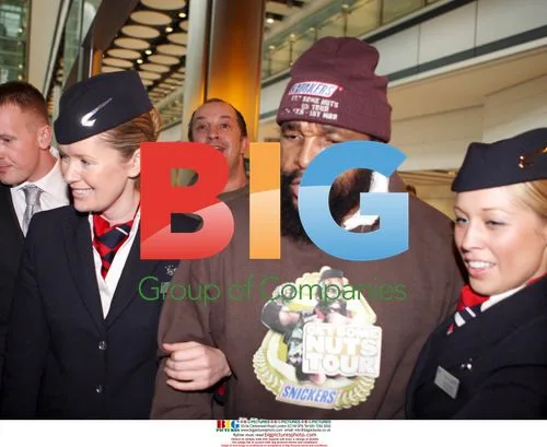 Mr T Arrives at Heathrow