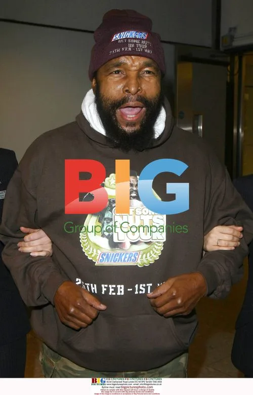 Mr T Arrives at Heathrow Airport