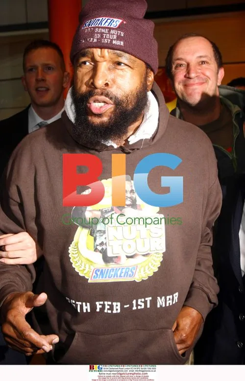 Mr T Arrives at Heathrow Airport