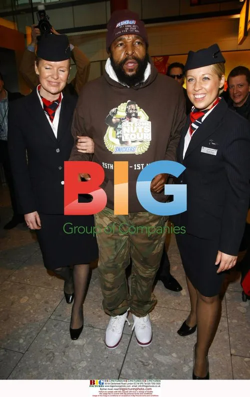 Mr T Arrives at Heathrow Airport