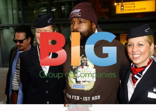 Mr. T Arrives at Heathrow