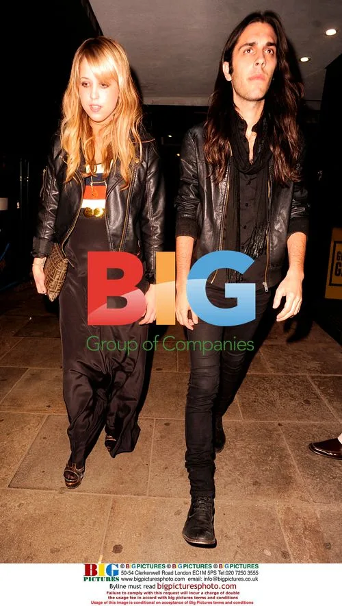 Peaches Geldof and Blake Wood at club Bungalow 8