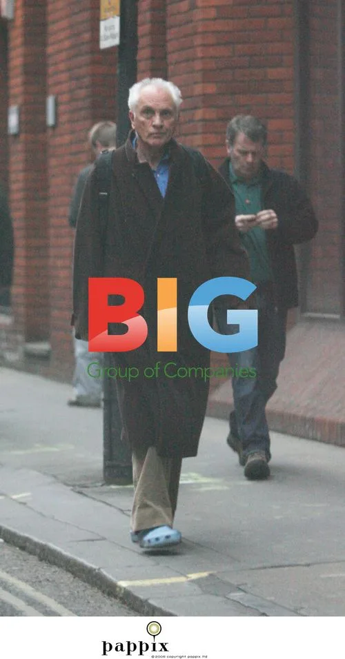 Terence Stamp strolls in Crocs in London