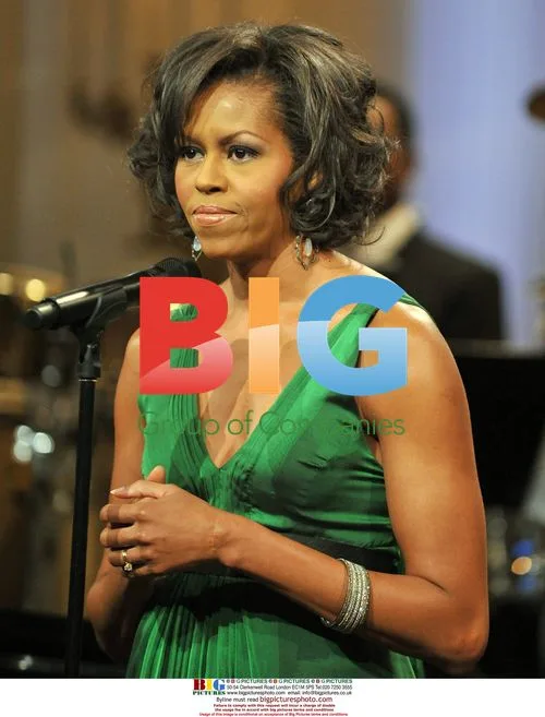Michelle Obama hosts Stevie Wonder at the White House