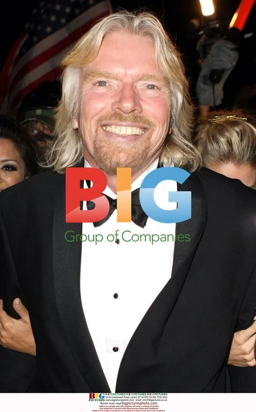 Sir Richard Branson at Virgin Launch Party