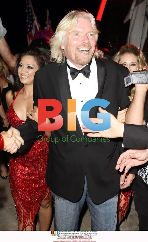 Sir Richard Branson at Virgin Launch Party
