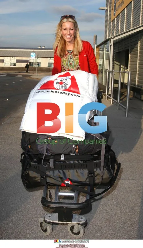 Denise Van Outen at Heathrow