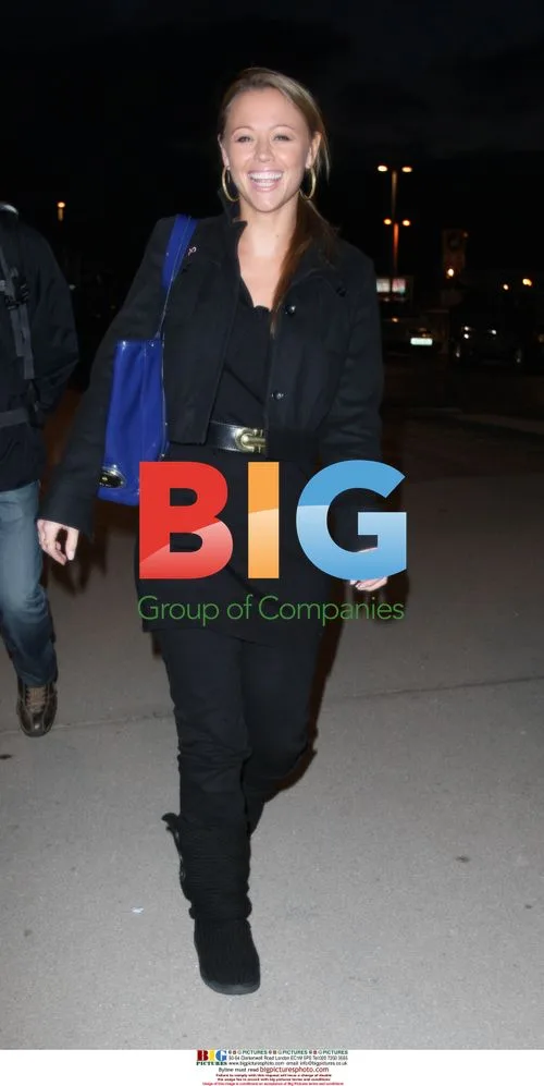 Kimberly Walsh at Heathrow Airport