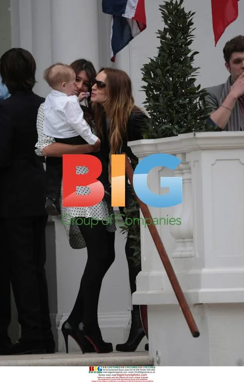 Lindsay Lohan and Samantha Ronson at Bat Mitzvah