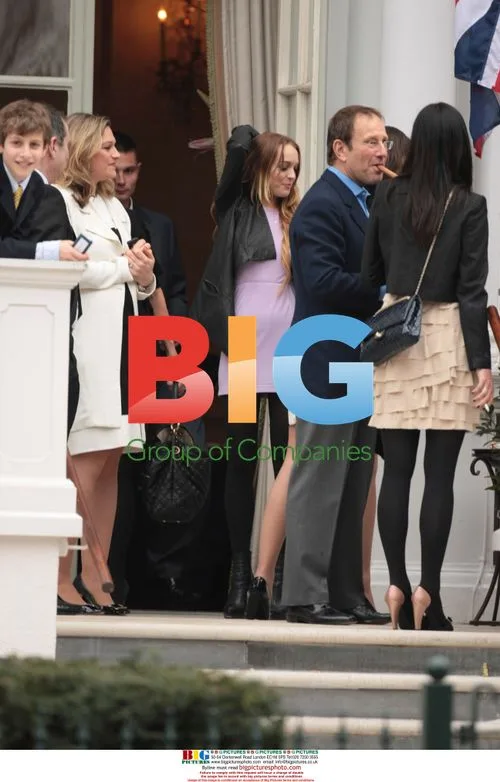 Lindsay Lohan and Samantha Ronson at Bat Mitzvah
